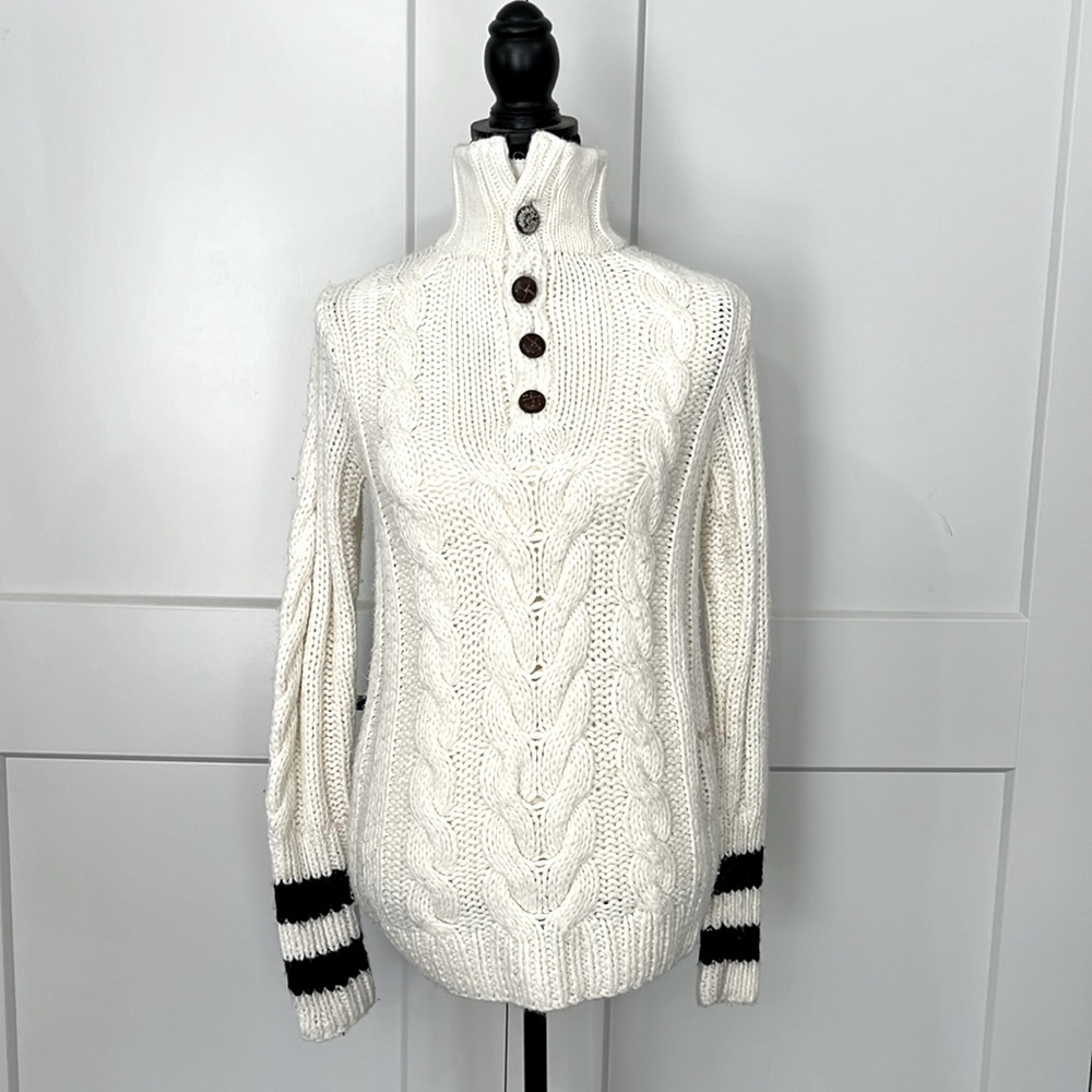 DOLCE & GABANNA Cable Knit Sweater Sz.46